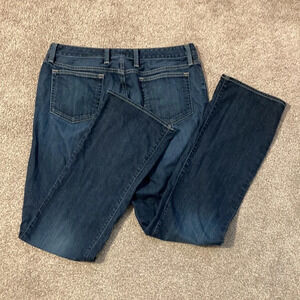 NWOT Eddie Bauer Classic Barely Boot Denim Jeans 14L